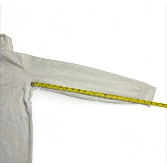 Weatherproof Vintage M/M Cream Polyester Light Sweater Hoodie - Picture 10 of 13